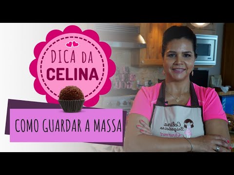 DICA DA CELINA: como guardar a massa do brigadeiro DICA DA CELINA: como guardar a massa do brigadeiro