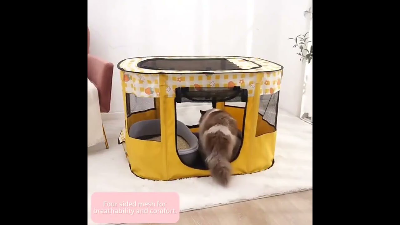 Cat Portable Foldable Playpen