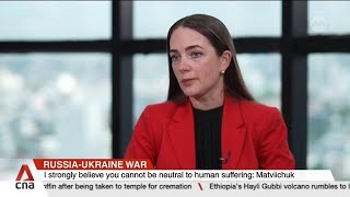 Nobel Peace Prize winner Oleksandra Matviichuk speaks to CNA on Russia-Ukraine war