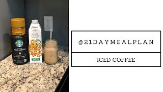 21 Day Meal Plan Iced Coffee