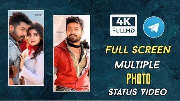 New Multi Photo Full screen Whatsapp status making Tutorial in Alight motion|Alight motion tamil