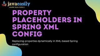 Property Placeholders in Spring XML Config