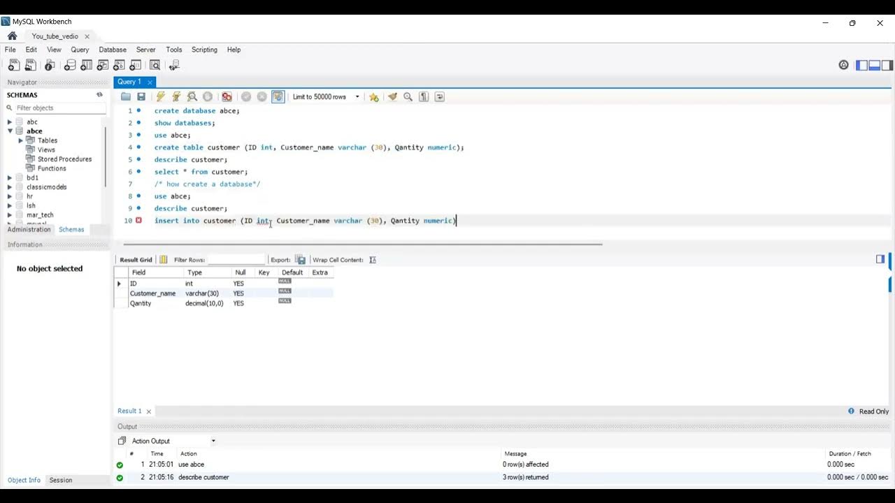 How to Insert Rows in SQL - Step-by-Step Tutorial - YouTube