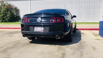 Ford Mustang with BBK Long Tube Headers Catted X Pipe and Roush
