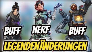 ALLE OFFIZIELLEN LEGENDEN- & LEGENDENKLASSENÄNDERUNGEN für SEASON 16! / Apex Legends News (deutsch)