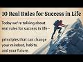 10 Rules for Success in Life || Learn English With Motivation || Improve Your English ✅️