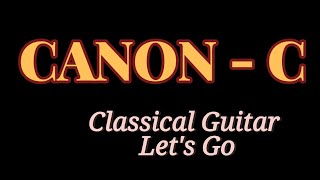 CANON in C 캐논변주곡 Chords Arpeggio Fingerstyle Tremolo
