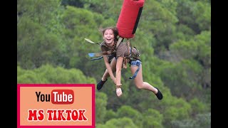 Funny Bungee Jumping Scare reactions 😂😂😂 #3
