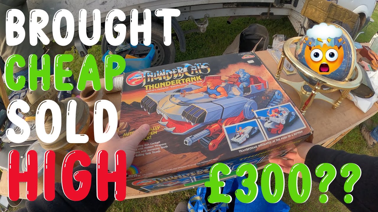 Buying RARE Vintage toys at the car-boot to sell on for BIG PROFIT!!