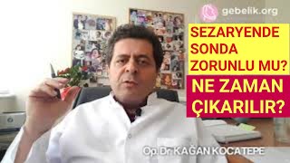 Epi̇dural-Spi̇nal Sezaryen Esnasinda Neden Sonda Takilir? Her Zaman Takilmali Mi? Ne Zaman Çikarilir?