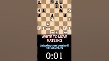 Uploading chess puzzles till 100 days | DAY-58 | #chess #shorts #chessgame #chesspuzzle