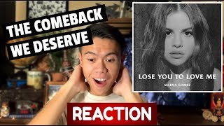 Selena gomez - lose you to love me (song) reaction