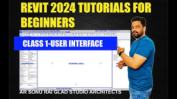 Revit Architecture 2024 tutorials for beginners II User interface in Revit (Class-1)