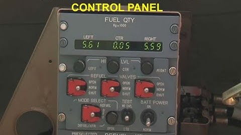 AIRBUS A319/320/321 - AUTOMATIC REFUEL OPERATION - ATA CHAPTER 28 FUEL SYSTEM