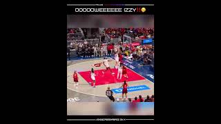 ISOBEL BORLASE WITH A STRONG BLOCK ON ALIYAH BOSTON😤#wnba #basketballhighlights