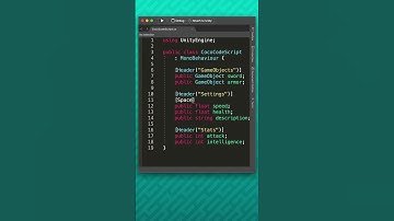 Clean up your inspector in Unity! #short #unity #gamedev #inspector