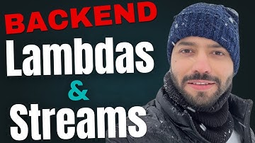 Backend Development: Java Lambdas and Streams Explained with Examples