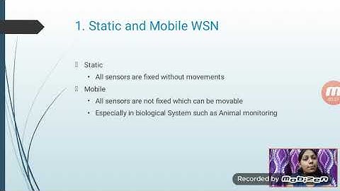 Wireless sensor network and it