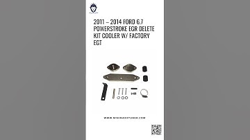 2011 – 2014 FORD 6.7 POWERSTROKE EGR DELETE KIT COOLER W/ FACTORY EGT