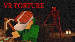 Playing my Minecraft HORROR Modpack in VR!