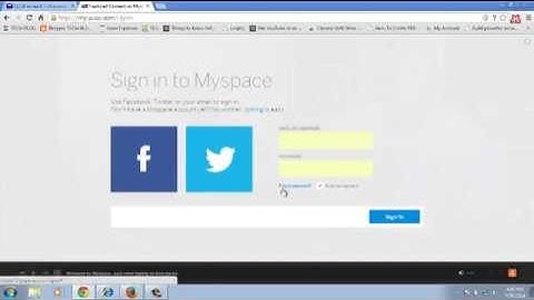 I Forgot My MySpace Password [SOLVED]