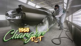 68 Dodge Charger R\/T • Part 17 • Spraying Sealer \& Base Coat