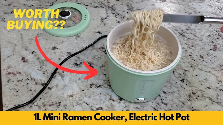 Zelarca Hot Pot Electric, 1L Mini Ramen Cooker, 450W Rapid Noodles Cooker, Electric | Worth Buying?