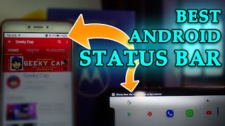 THE BEST STATUS BAR CUSTOMISATION FOR ANDROID EVER - Make Your Life Easy on Android 😍 screenshot 5