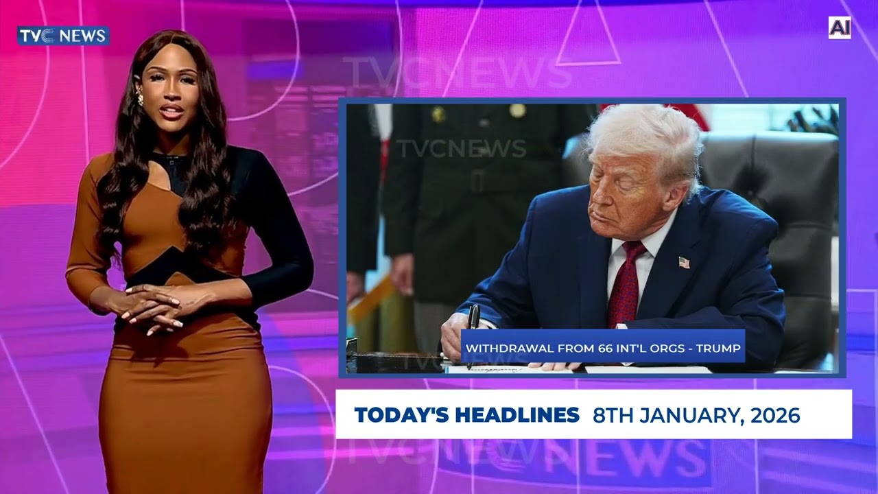 TVC News AI English Headline News | 8th January, 2026