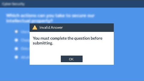 Articulate Storyline: Customize the Invalid Answer Message