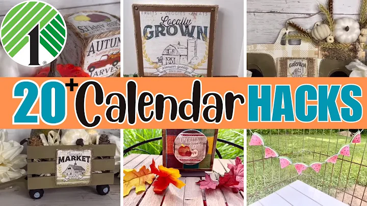 EVERYONE Will Buy DOLLAR TREE CALENDARS To Make These DIYS