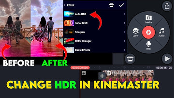 How to Change HDR Effect in Kinemaster | Add HDR Effect in Kinemaster | the golden tech