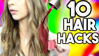 10 Hair Hacks You HAVEN'T Seen Before For 2017! Hair Life Hacks Every Girl Should Know!