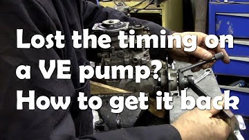 200 / 300Tdi. How to fit the VE pulley flange if you have lost all settings