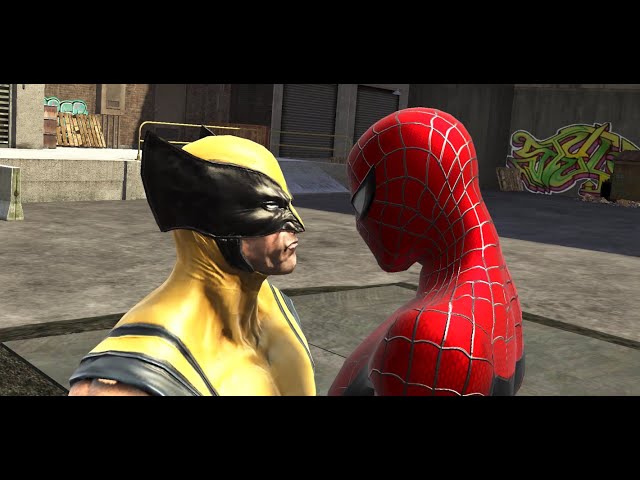 Spider-Man fights Wolverine (Far From Home Suit Mod) - Spider-Man