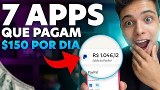 7 APLICATIVOS PARA GANHAR DINHEIRO NA INTERNET - Ganhe $150 Por Dia (Dinheiro online)