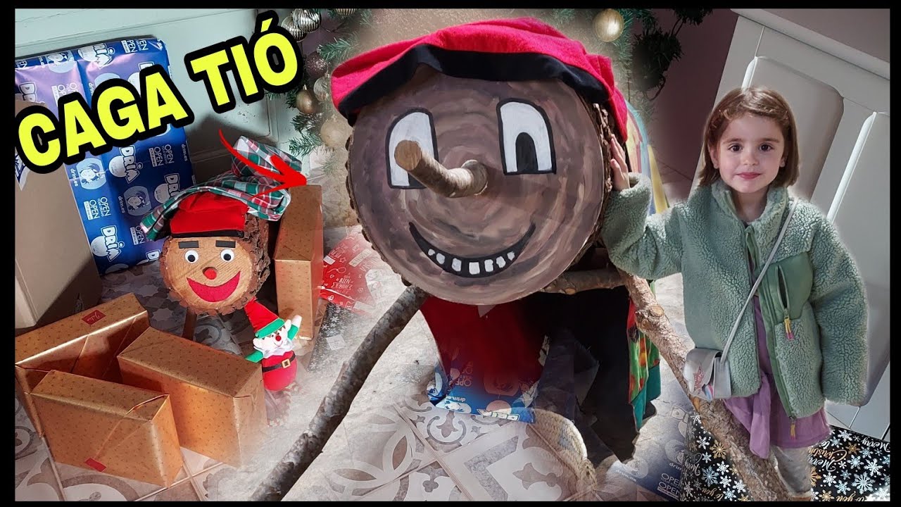 CAGA TIO CATALAN TRADITION. canción y REGALOS DE NAVIDAD
