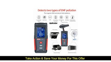 Slide LCD Digital EMF Meter WT3121  Detector Electromagnetic Field Radiation Tester