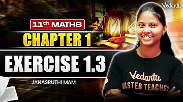 11th Maths | Chapter 1 Exercise 1.3 | State Board | Janasruthi Ma