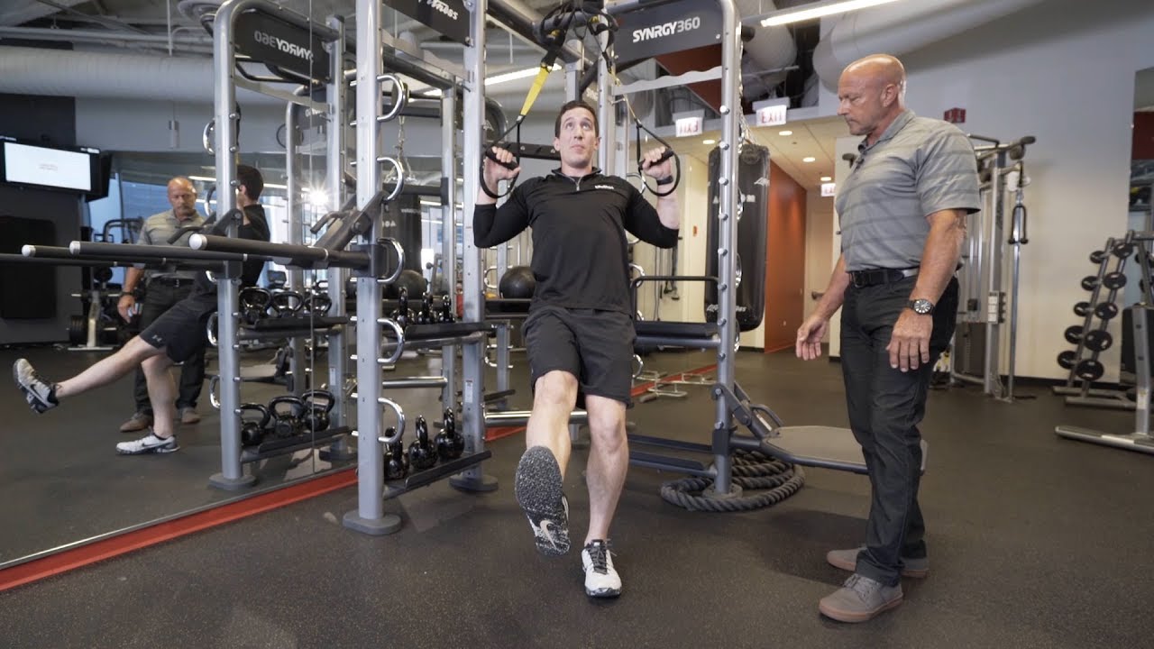 Overhead Suspension Pull Up | Life Fitness Group Training - YouTube