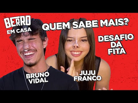 BRUNO VIDAL sabe o que JUJU FRANCO mais gosta num boy? Quem será que SABE MAIS sobre o outro?