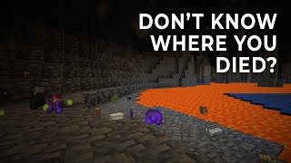 Minecraft Java - How to find your long-lost items from when you died!