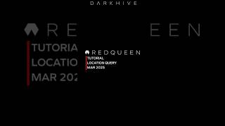 REDQUEEN Tutorial - Location query
