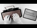 Retro Typewriter with Bluetooth - KnewKey Rymek | ASMR Unboxing