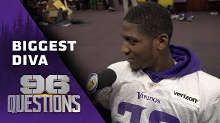 96 Questions: Who is the Biggest Diva? | Minnesota Vikings