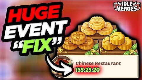 Idle Heroes - HUGE Event Fix!!! Thank You!!!