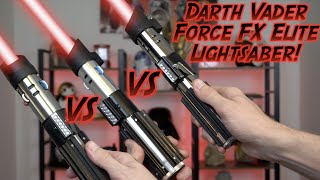 Darth Vader Force FX Elite Lightsaber VS Galaxy's Edge VS Black Series!