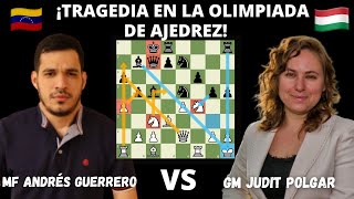 Mi partida vs JUDIT POLGAR en la OLIMPIADA de Ajedrez