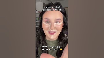 Trying a viral concealer trend! #concealerhack #concealertutorial #IPSY @mikaylajnogueira