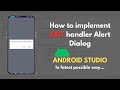 How to Implement Exit Handler in Android App | onBackPressed in Android Studio | Android Development